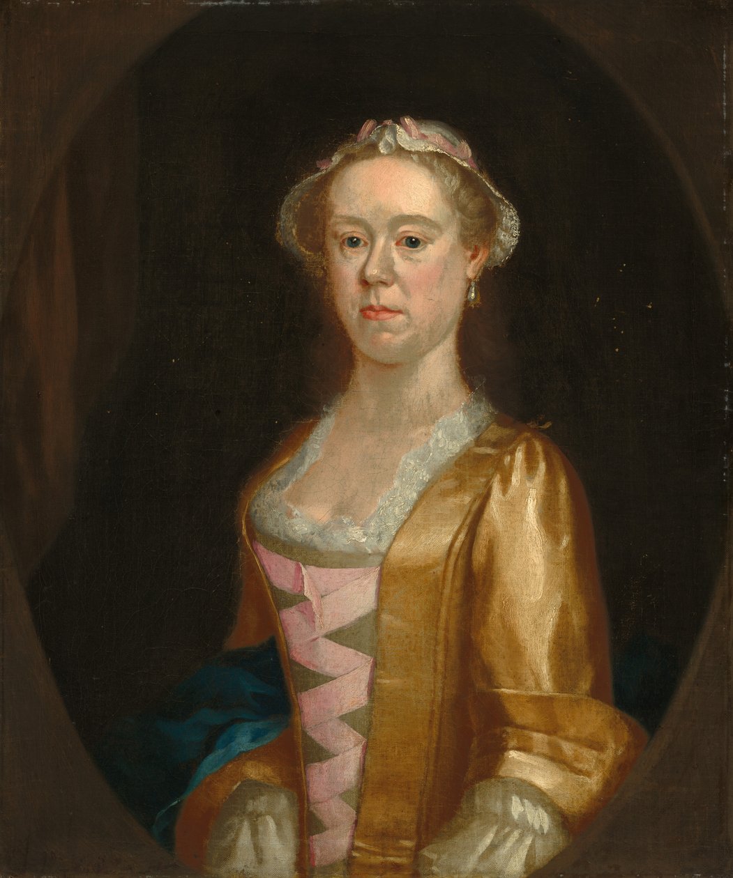 Egy hölgy portréja alkotó: Possibly British 18th Century