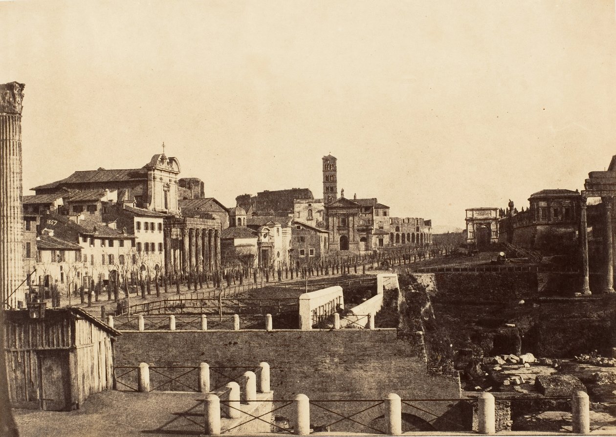 The Forum, Róma, 1853-56. alkotó: Possibly by Jane Martha St. John.
