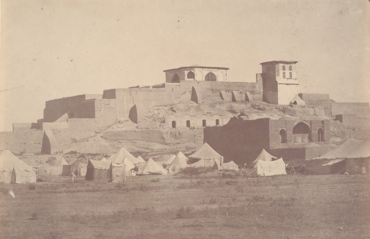 [A perzsa fellegvár Sultaniye környékén], 1840-60-as évek. alkotó: Possibly by Luigi Pesce.