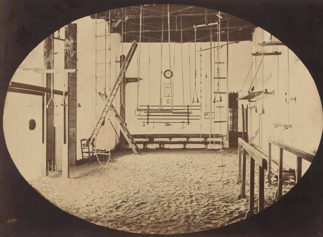López Gymnasium, Sevilla, kb. 1860. alkotó: Possibly by Luigi Pesce.