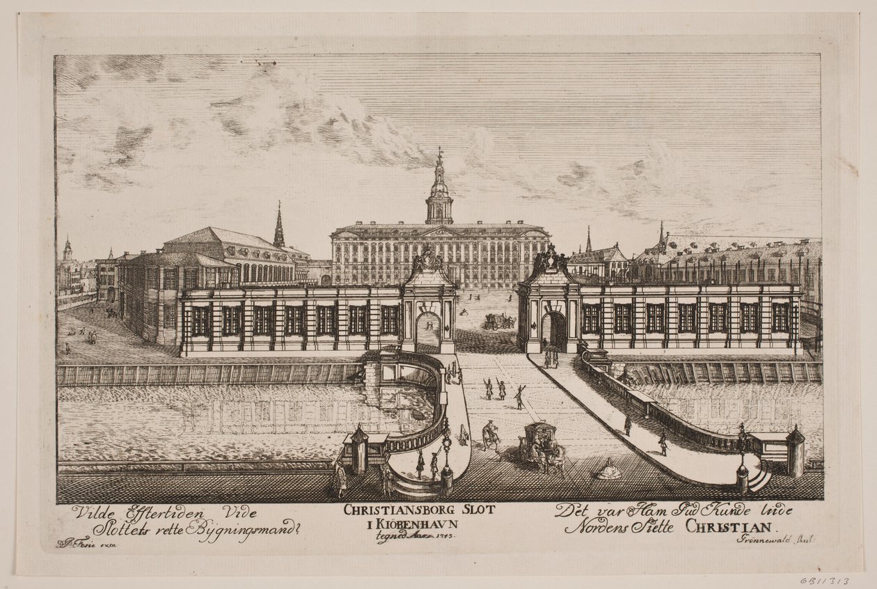 Christiansborg kastély alkotó: Poul Isac Grønvold
