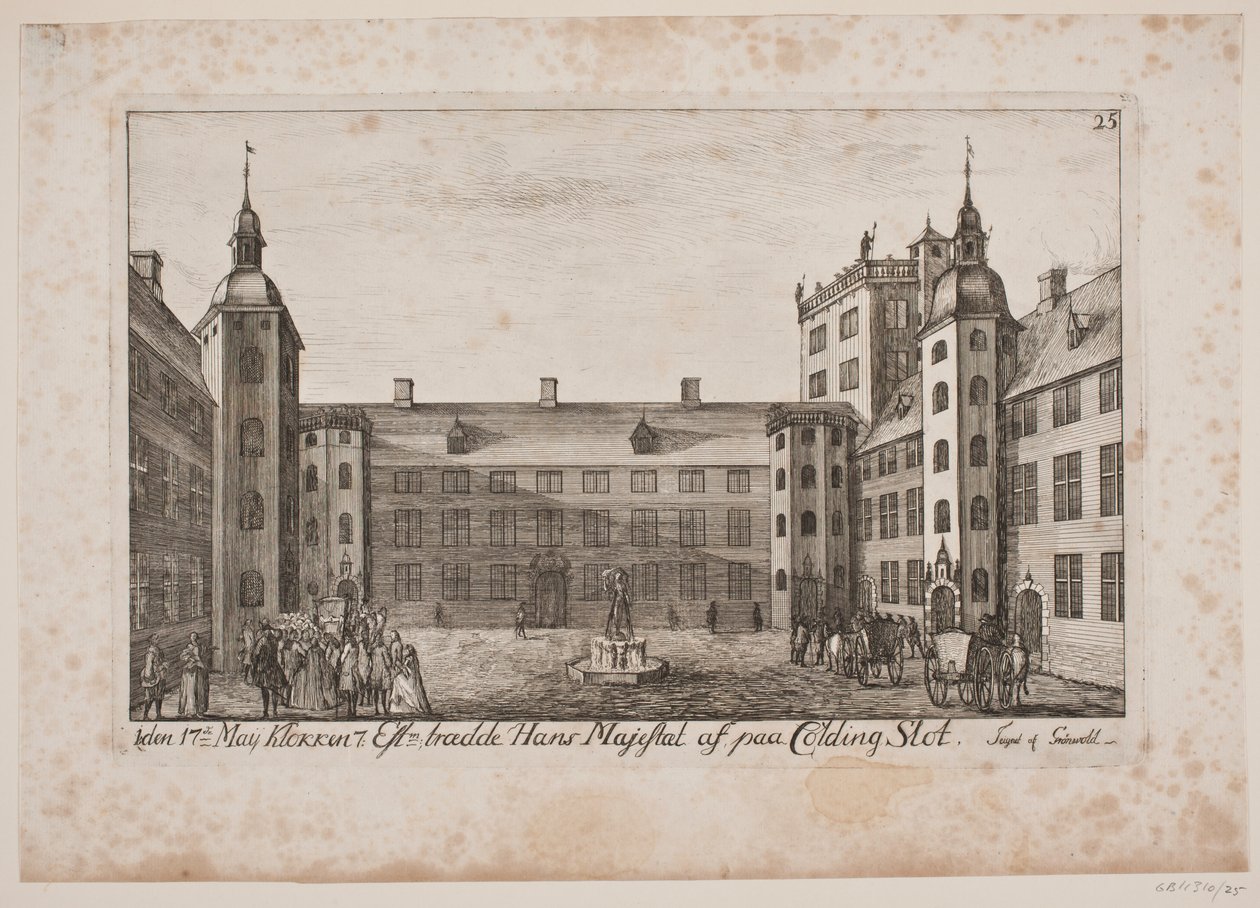 V. Frederik Koldinghusban alkotó: Poul Isac Grønvold