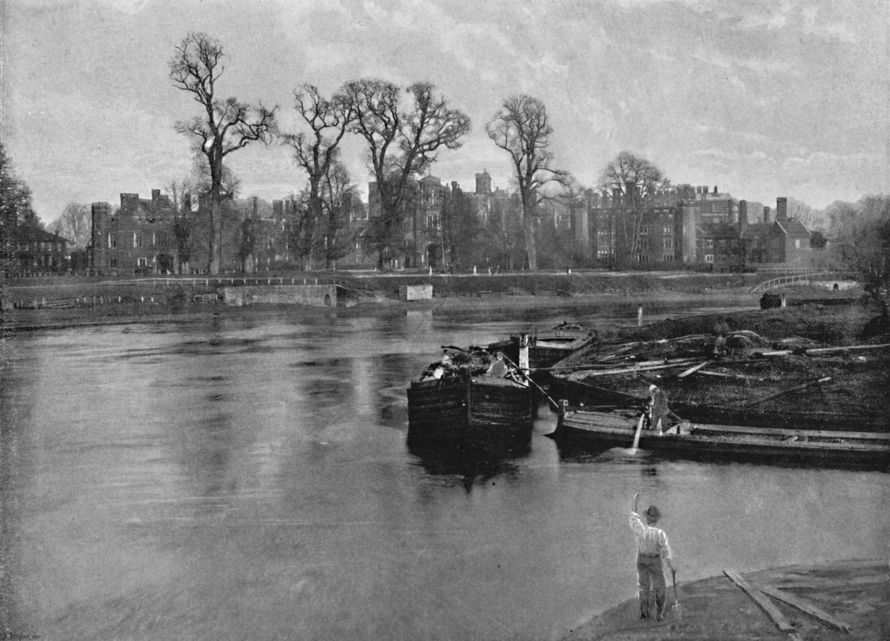 Hampton Court Palace, 1896 alkotó: Poulton and Co