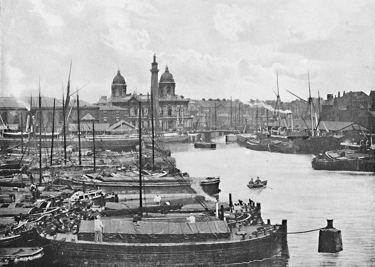 Hull, a dokkokból, 1896 alkotó: Poulton and Co