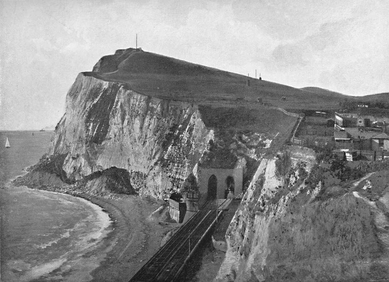 Shakespeare Cliff, Dover, 1896 alkotó: Poulton and Co