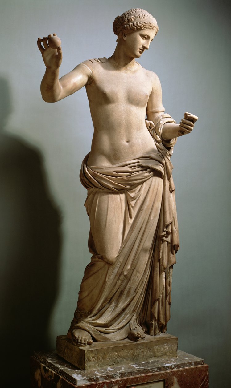 Az Arles-i Vénusz, egy görög eredeti római másolata, Kr.e. 30-14 (márvány) alkotó: Praxiteles
