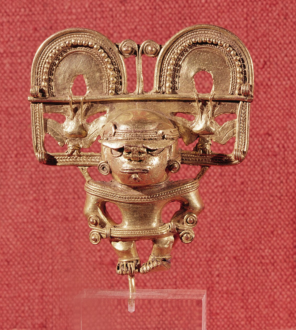 Antropomorf figura, Tairona kultúra (arany) alkotó: Pre Columbian