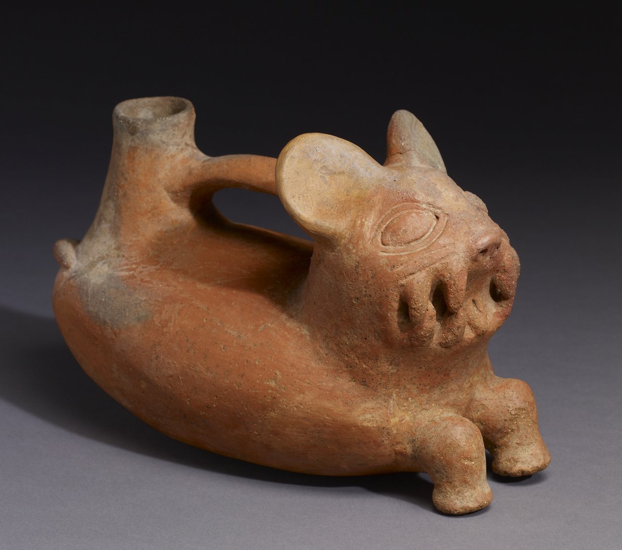Macskaedény, Vicus kultúra (cserép) alkotó: Pre Columbian
