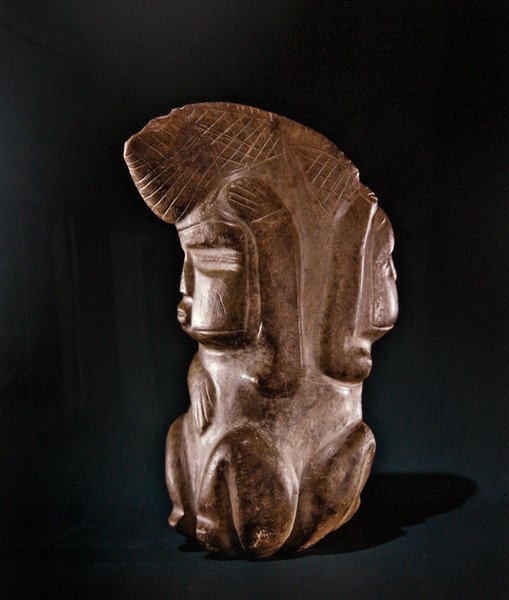 Kettős figura, Mezcala kultúra, Guerrero alkotó: Pre Columbian Pre Columbian