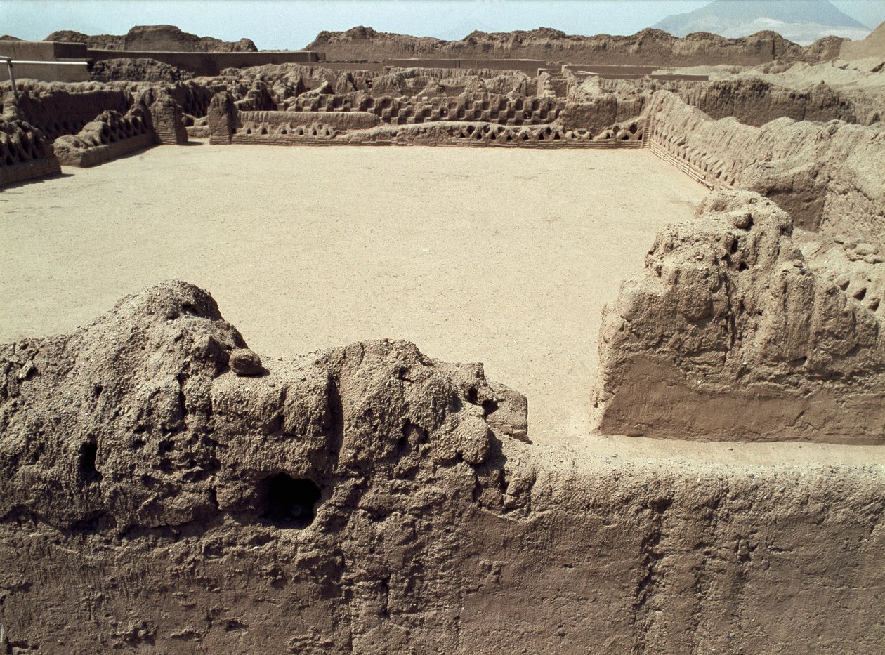 Chimu kultúra: Chanchan prekolumbiánus városának képe, i.sz. 850-1470 alkotó: Pre Columbian Pre Columbian