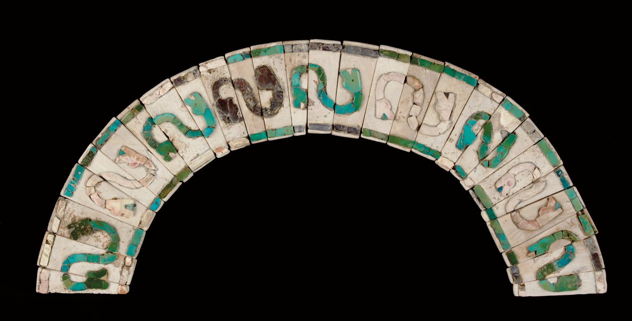 Mochica nyaklánc, i.sz. 200-600 körül (kagyló és türkiz) alkotó: Pre Columbian Pre Columbian
