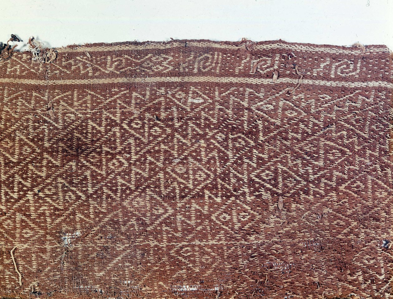 Kolumbusz előtti szövet, al. J. Anquetil157: arc157 bis: hajtóka alkotó: Pre Columbian Pre Columbian