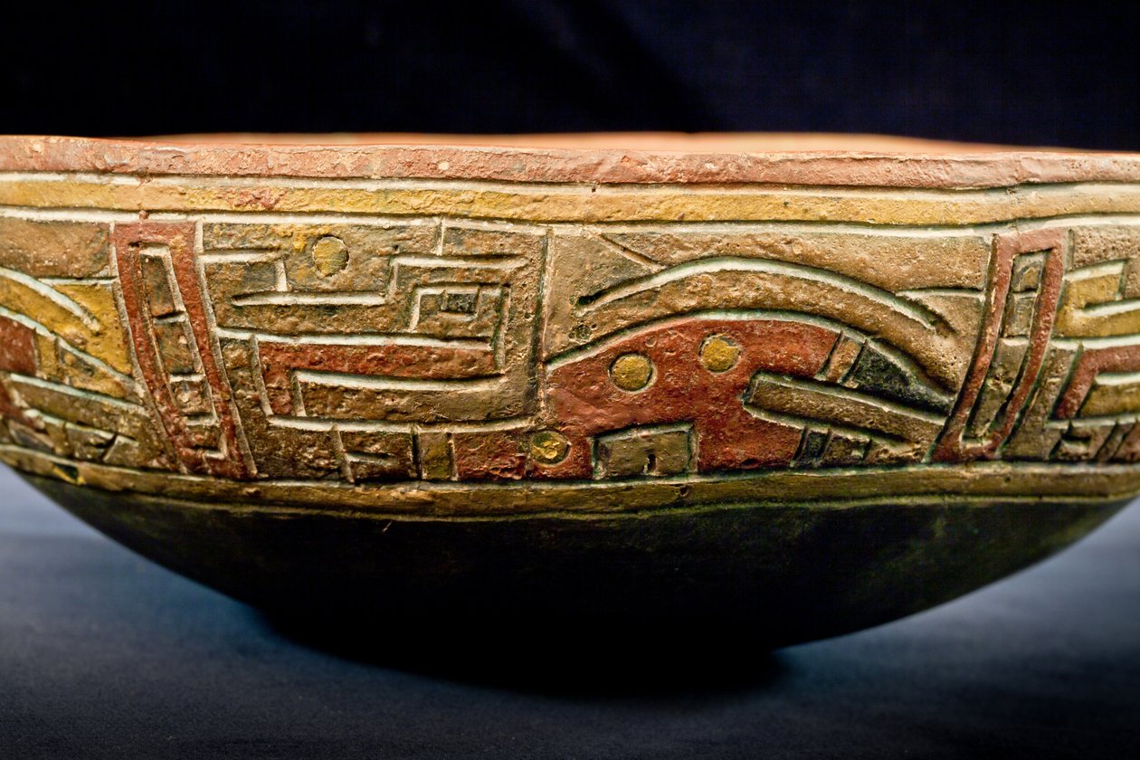 Csésze / Paracas kultúra (terrakotta) alkotó: Precolombian Precolombian