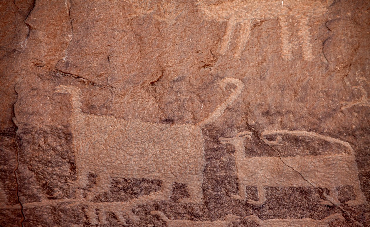 Petroglifák, Chaco Culture National Historical Park, 2014 (fotó) alkotó: Precolombian Precolombian