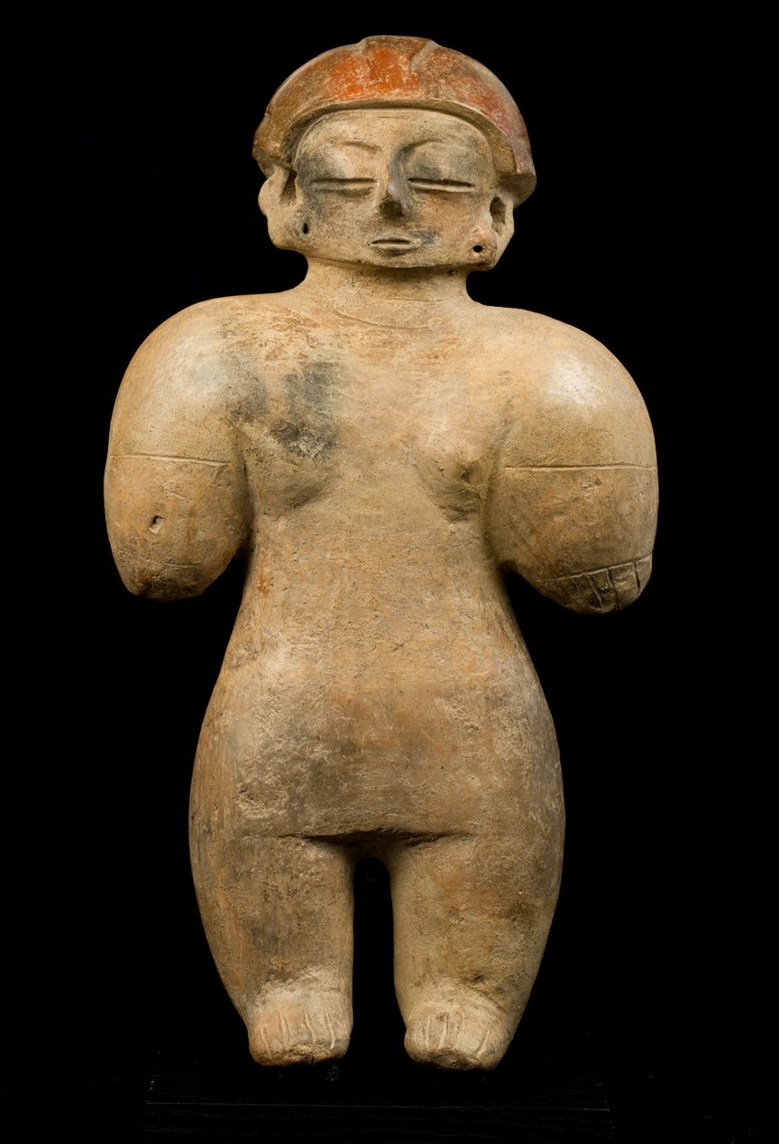 Kolumbusz előtti szobor / Chorrera art (terrakotta) alkotó: Precolombian Precolombian