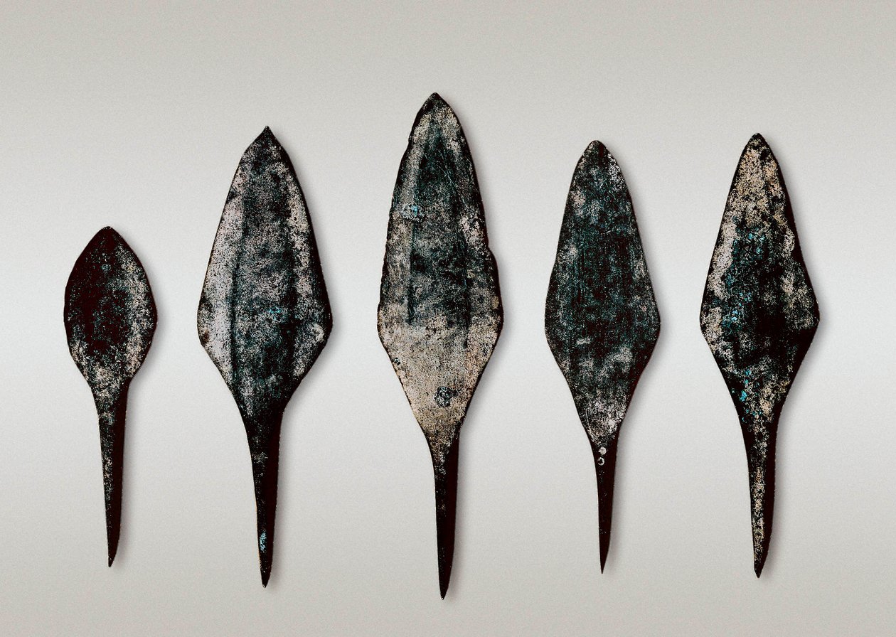Argaric kultúra: nyílhegyek (fém) alkotó: Prehistoric Prehistoric
