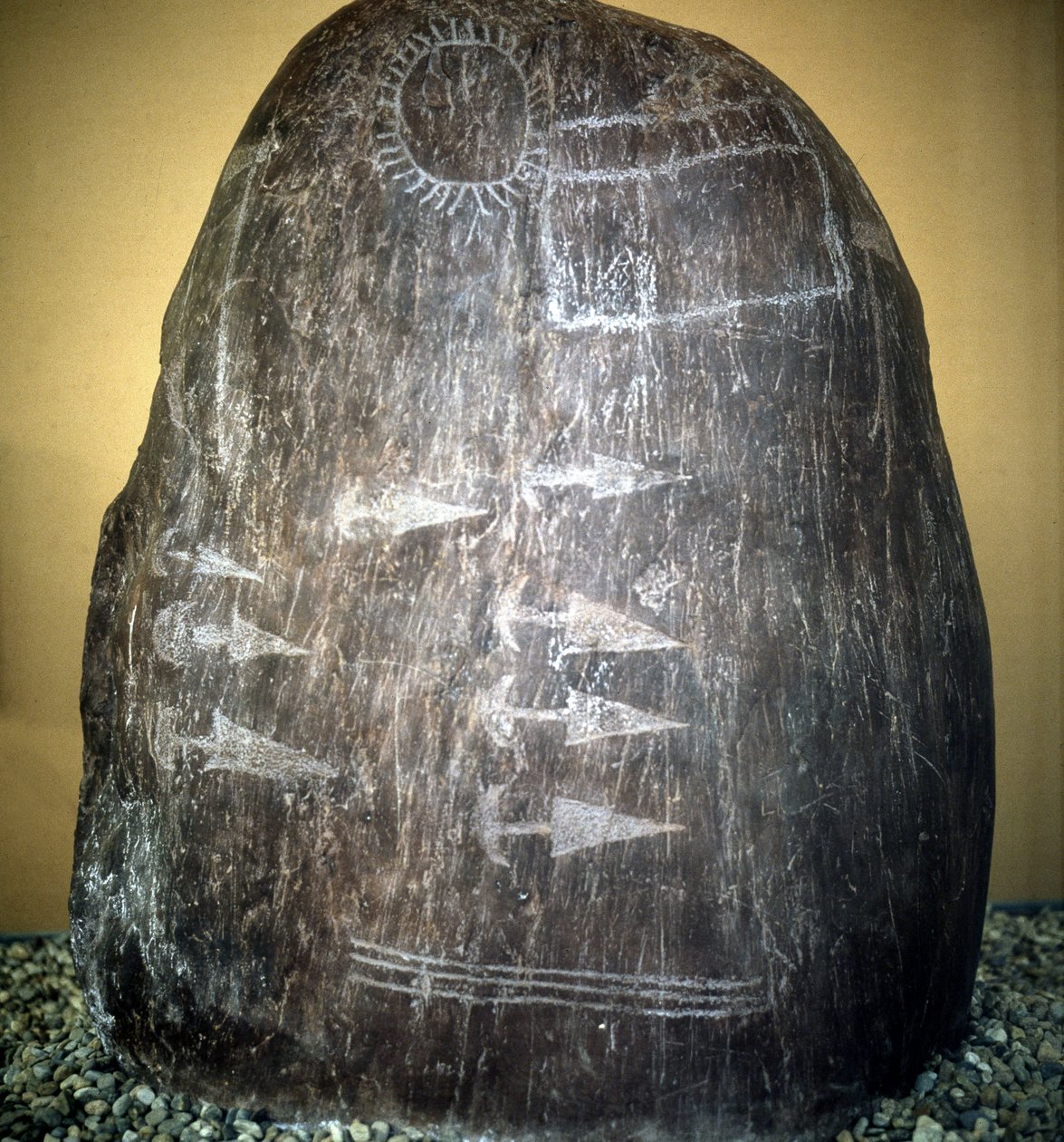 A camunni civilizációja. Bagnolo sztélé típus 1 a alkotó: Prehistoric Prehistoric