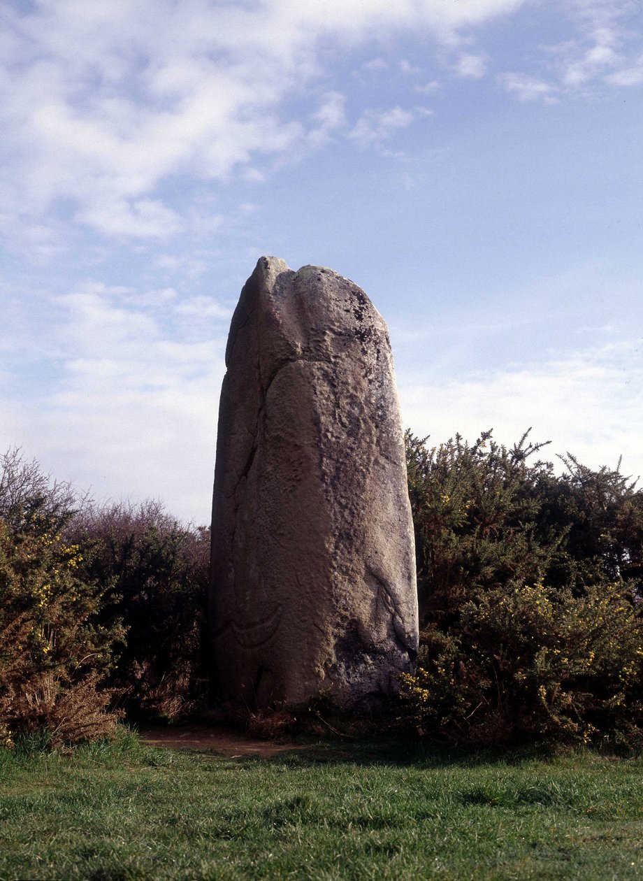 Menhir a Rhuys-félszigeten (56). alkotó: Prehistoric Prehistoric