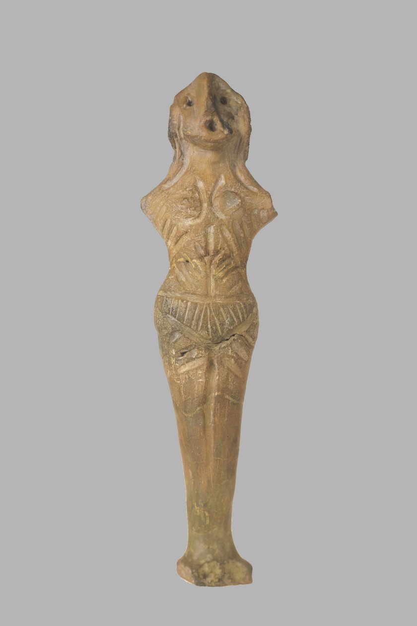 Női figura, ie 3950-3500 alkotó: Prehistoric Russian Culture