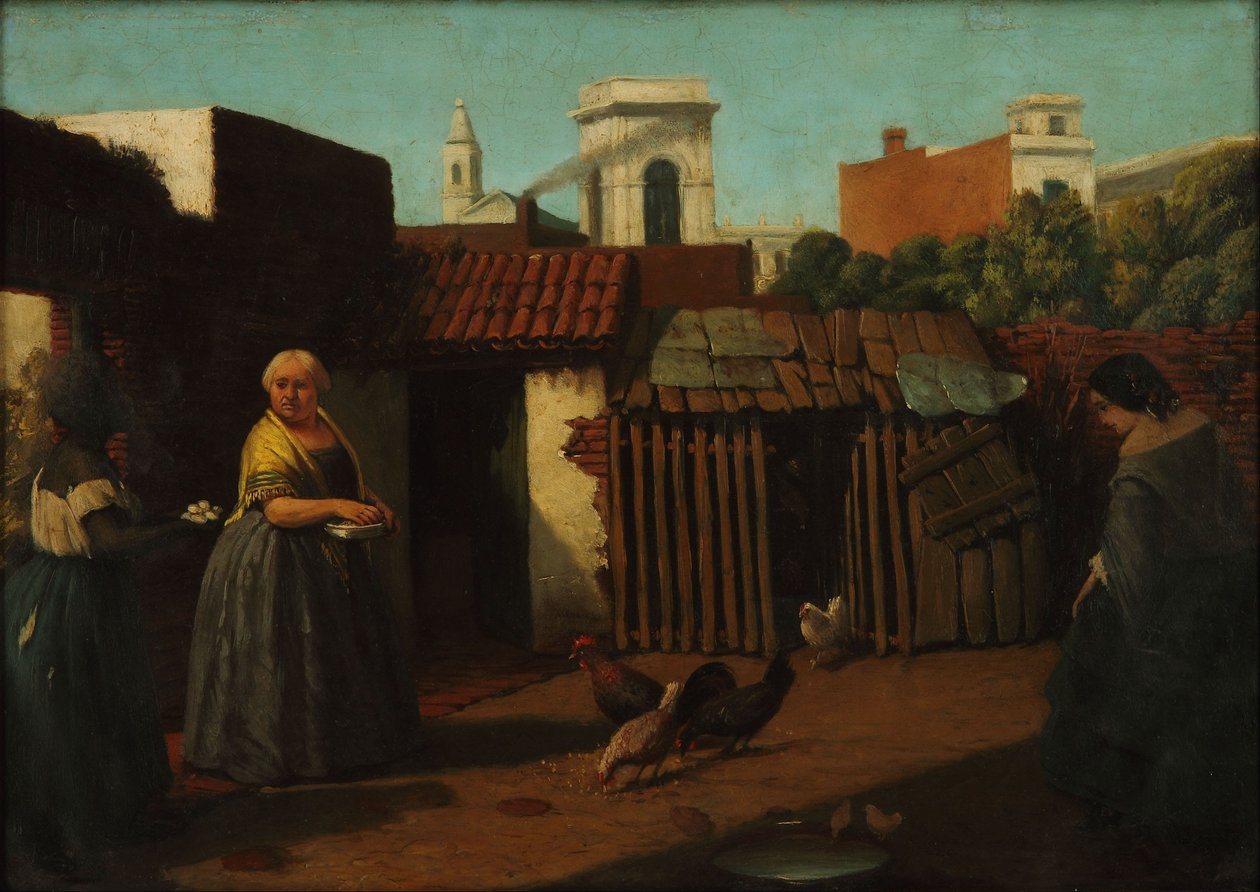 Buenos Aires-i terasz 1850-ben alkotó: Prilidiano Pueyrredon