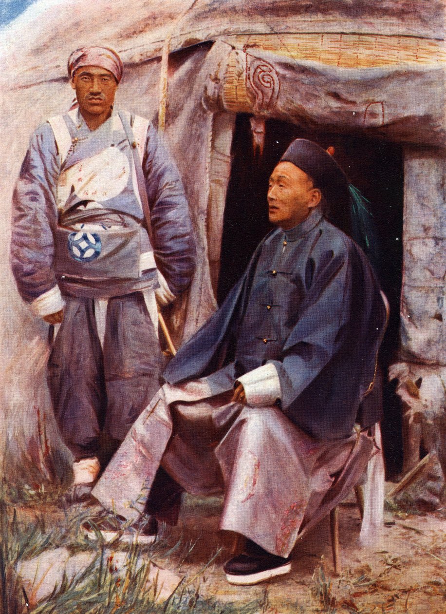 A kashgari taotai, 1910 körül alkotó: Prince Alexandre Gagarine