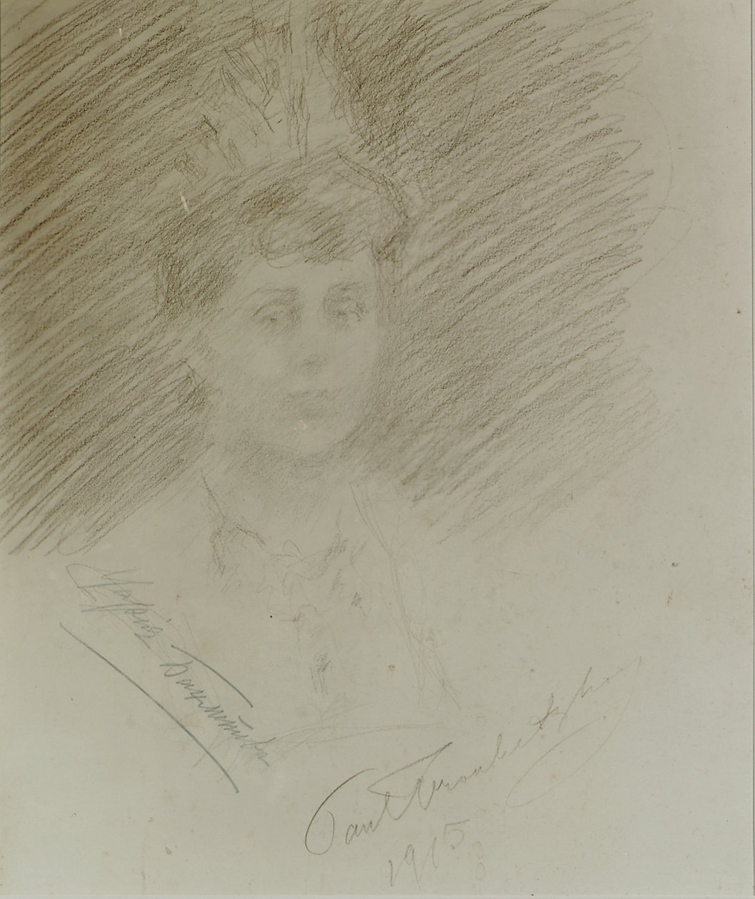 Maria Bahmetjeva portréja alkotó: Prince Paul Petrovic Troubetzkoy