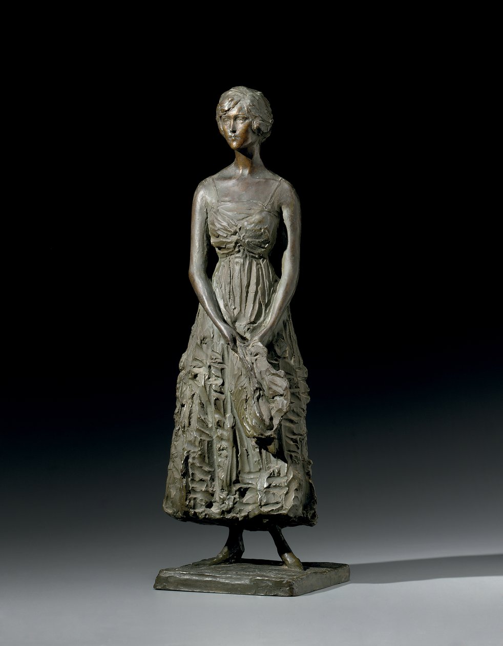 Ruth Raymond Carhart, 1921 körül (bronz és zöld patina) alkotó: Prince Paul Petrovic Troubetzkoy