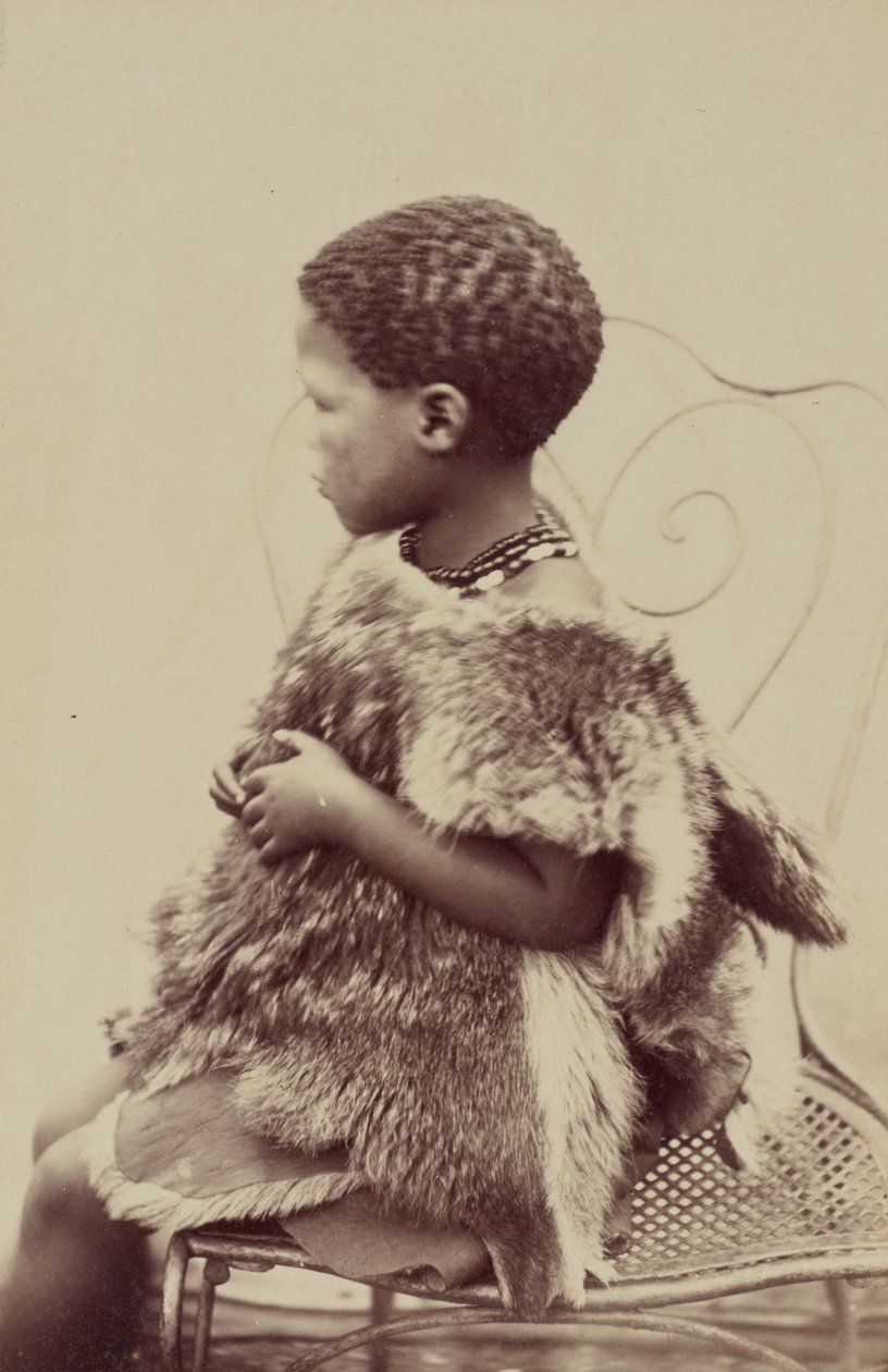 Betty, fillette hotentotte (hottentotta lány), 9 ans alkotó: Prince Roland Napoleon Bonaparte