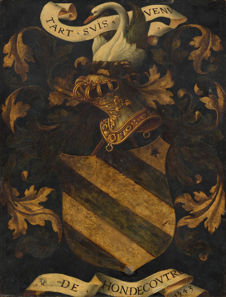 Címeres címer [hátra] alkotó: Probably Antwerp 16th Century