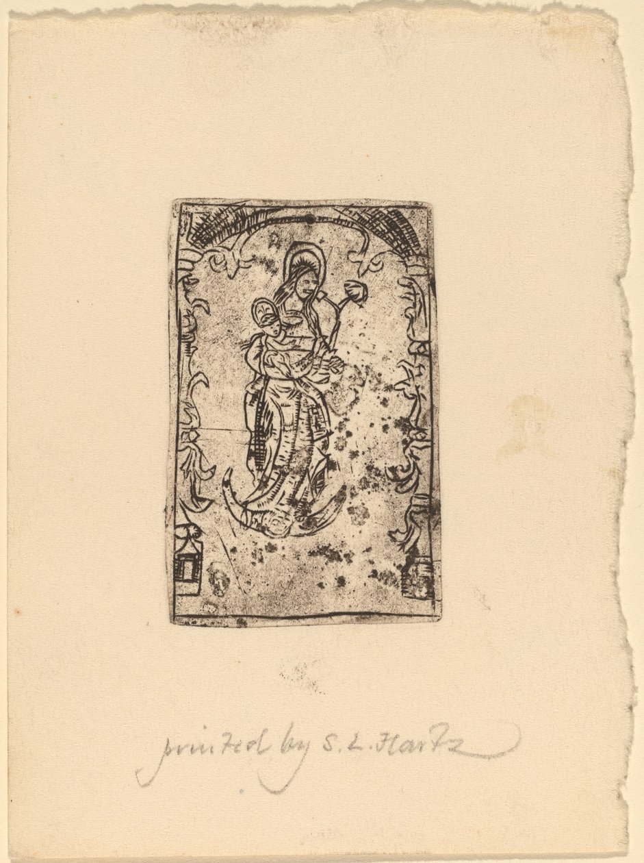 Madonna és gyermeke alkotó: Probably Netherlandish 15th Century