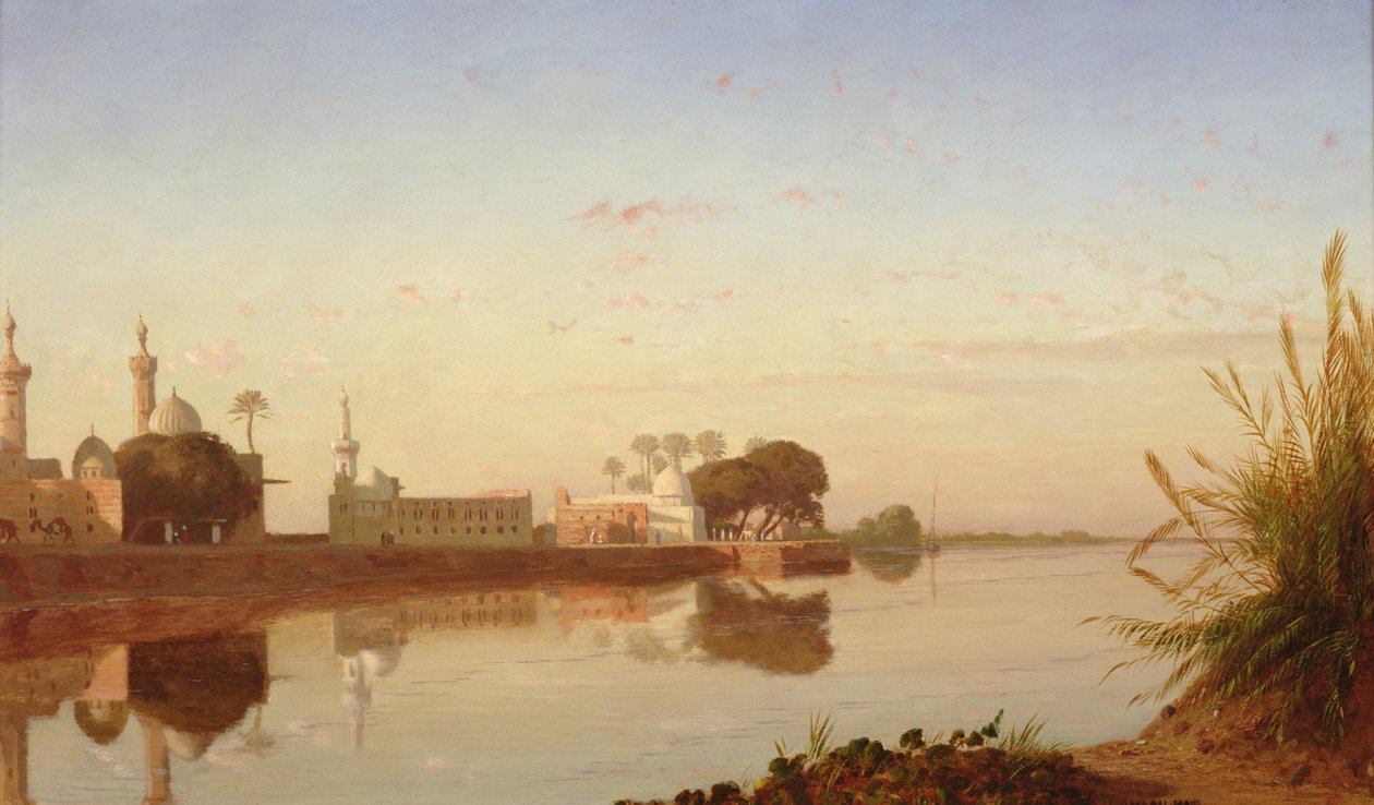 Kilátás a Nílusra Alsó-Egyiptomban, 1840 körül alkotó: Prosper Georges Antoine Marilhat