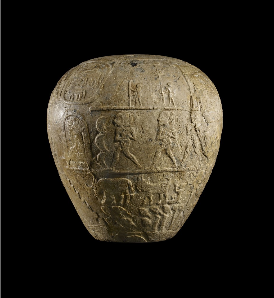 Narmer mészkő buzogánya alkotó: Protodynastic Period Egyptian