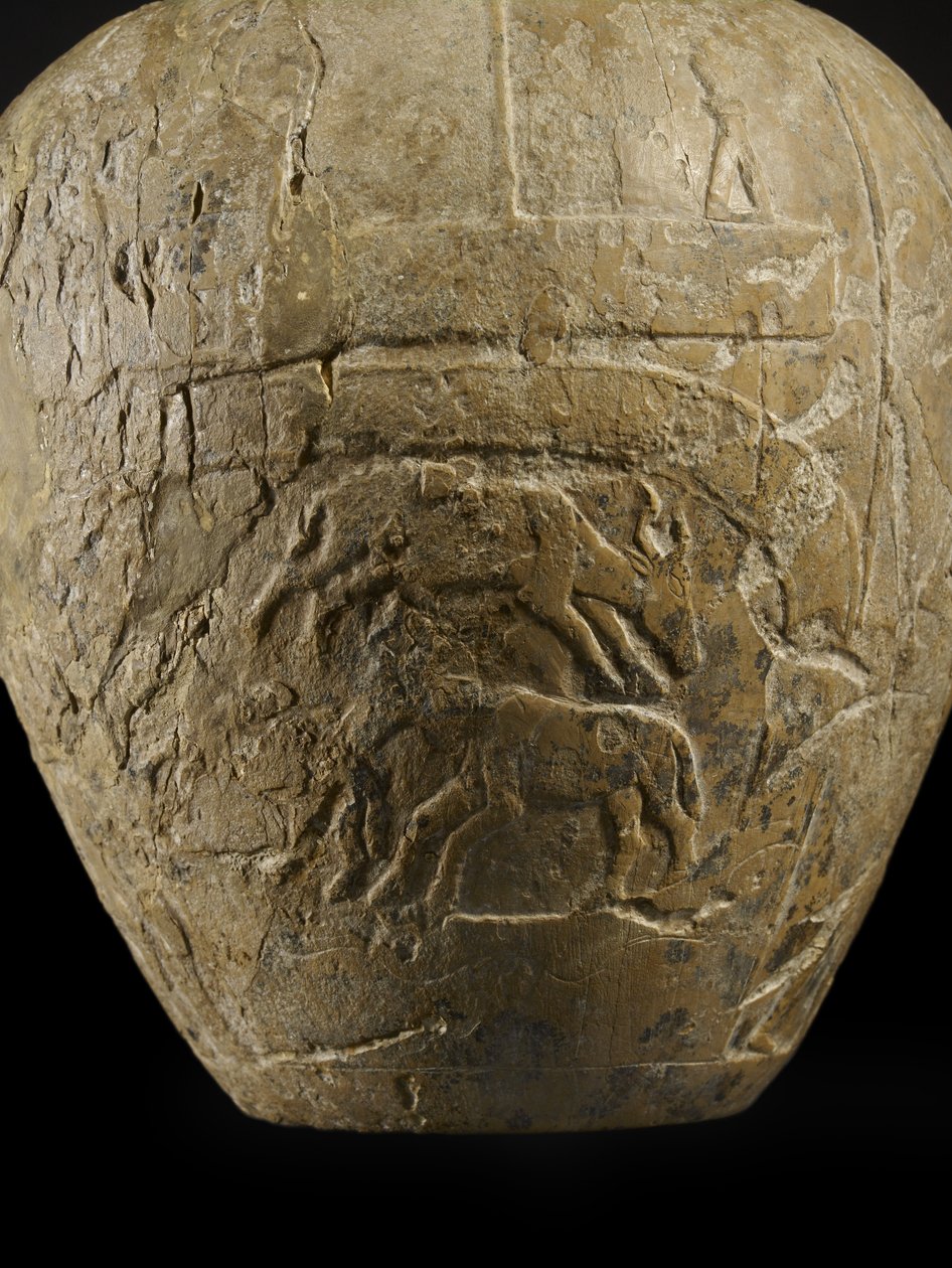 Narmer mészkő buzogánya alkotó: Protodynastic Period Egyptian