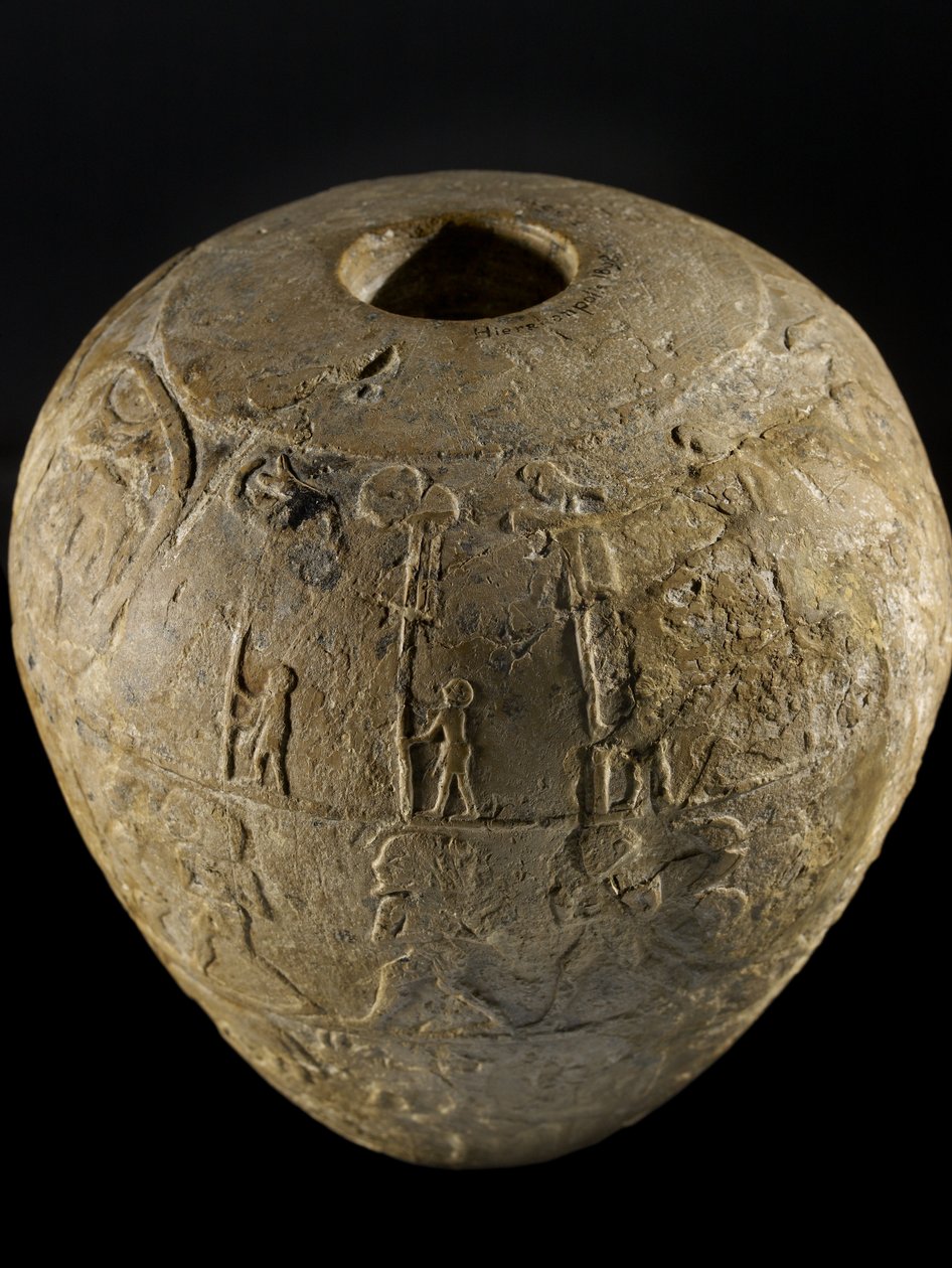 Narmer mészkő buzogánya alkotó: Protodynastic Period Egyptian