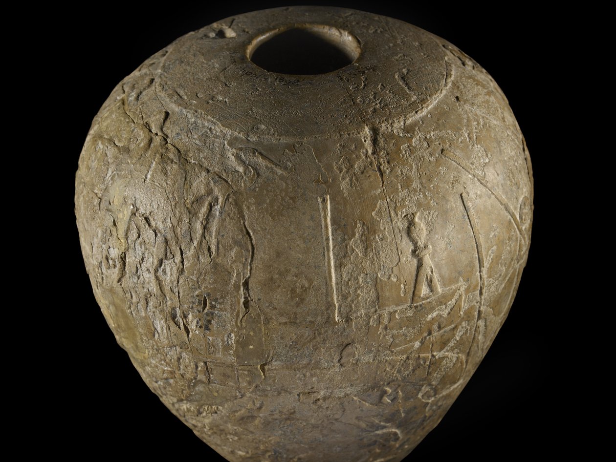 Narmer mészkő buzogánya alkotó: Protodynastic Period Egyptian