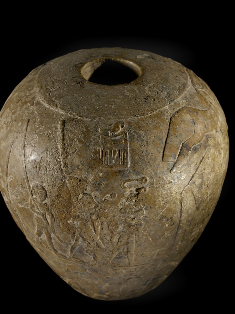 Narmer mészkő buzogánya alkotó: Protodynastic Period Egyptian