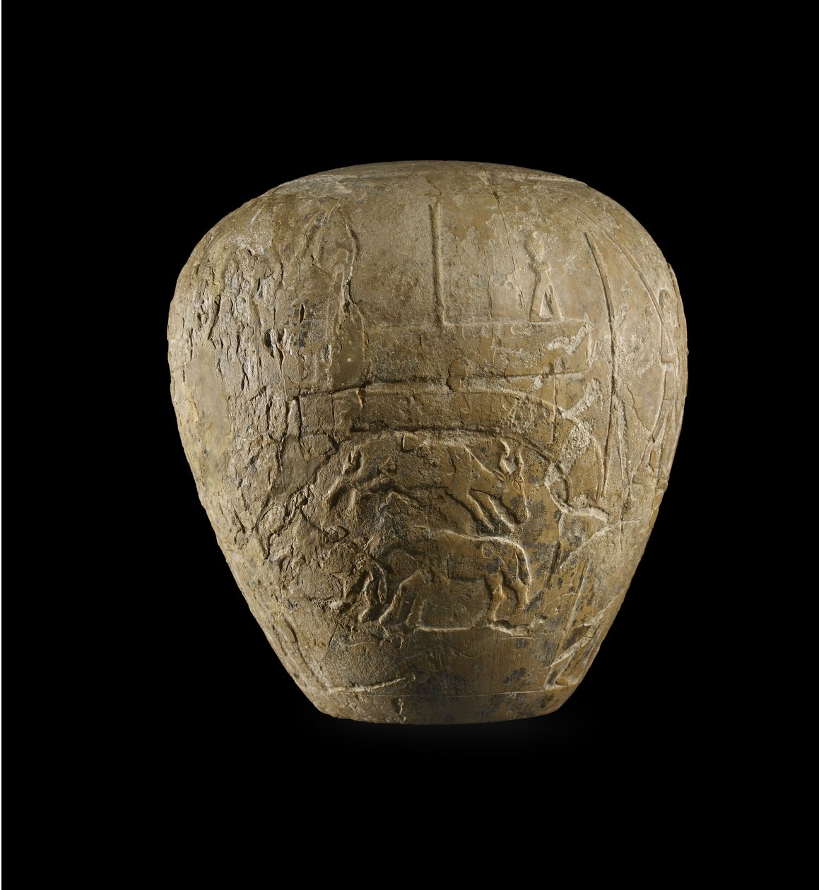 Narmer buzogánya (mészkő) alkotó: Protodynastic Period Egyptian