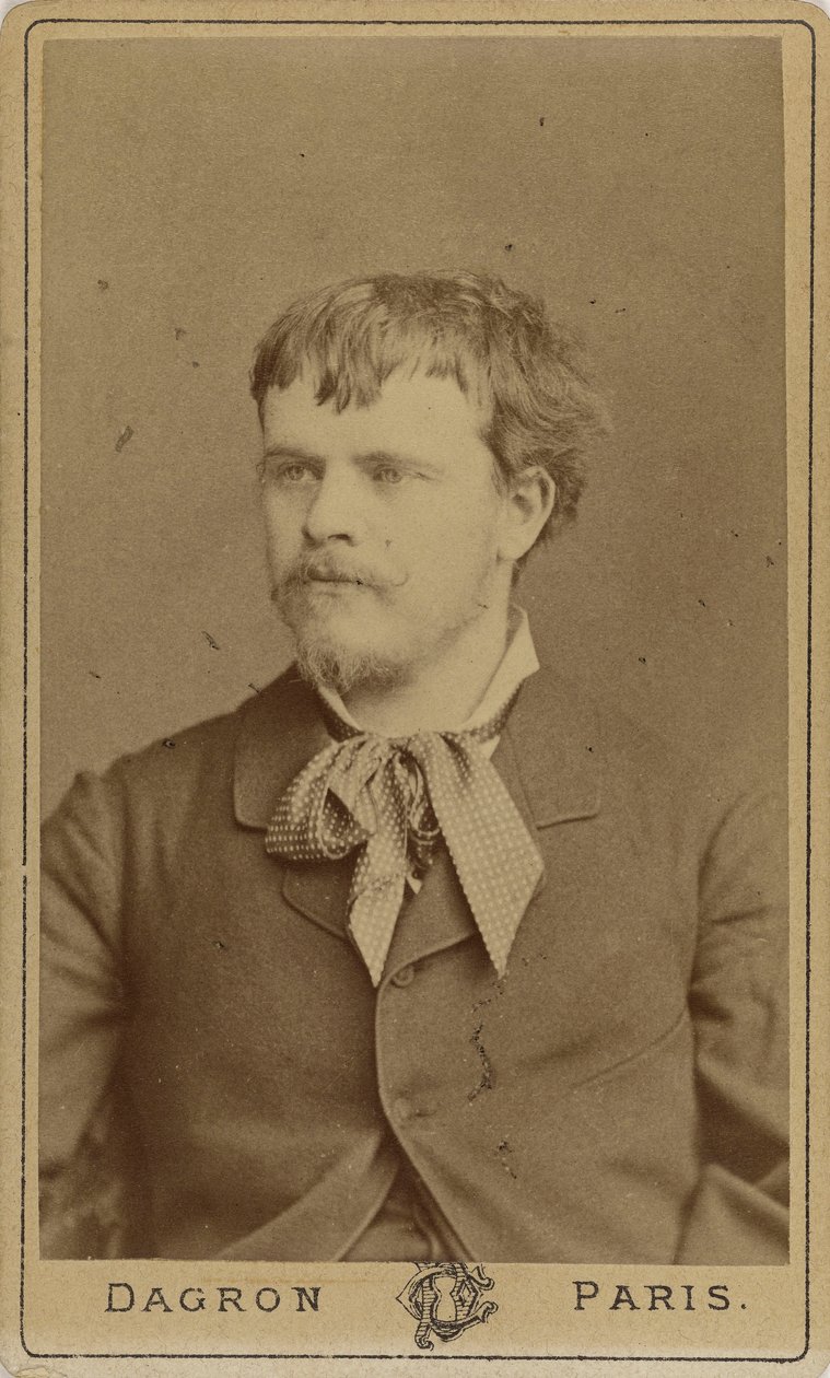 Jules Bastien-Lepage festő portréja 1848-1884, c. 1875. alkotó: Prudent René Patrice Dagron