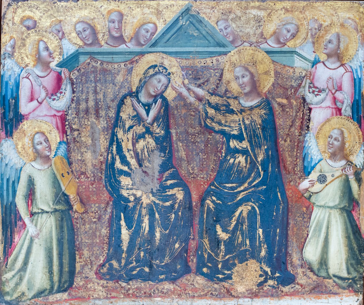 Szűz koronázása alkotó: Pseudo Jacopino di Francesco
