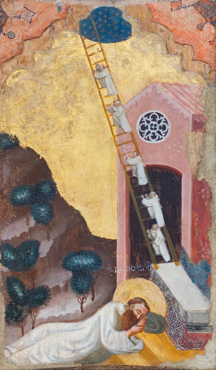Szent Romuald látomása alkotó: Pseudo Jacopino di Francesco