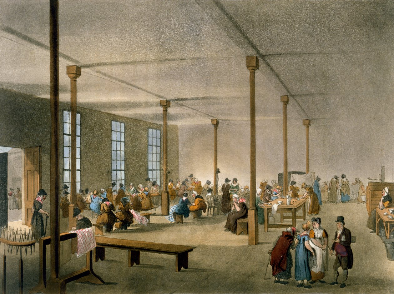 The Workhouse, St James, Parish, London, Ackermann