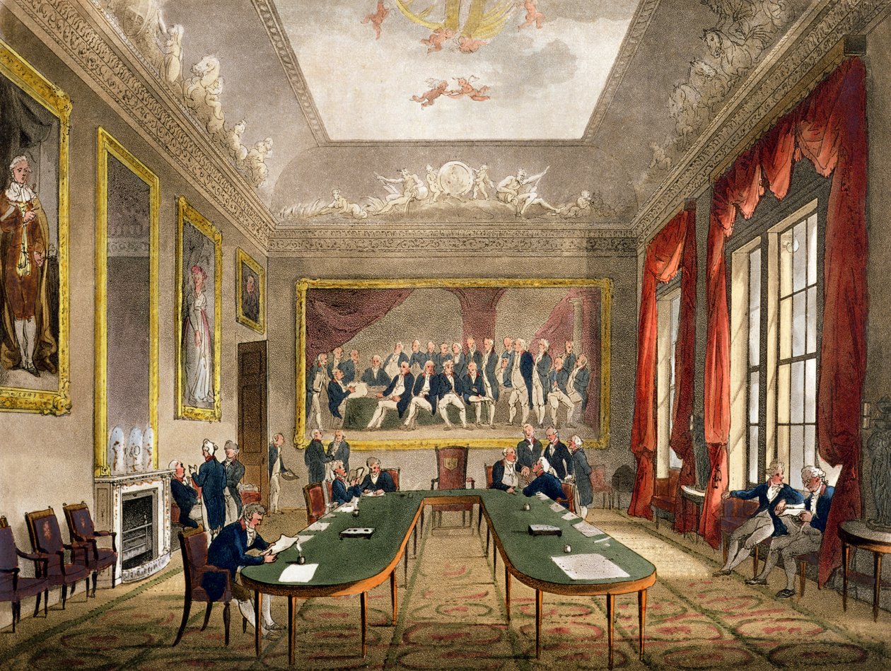 Trinity House Ackermann „London mikrokozmoszából” alkotó: Pugin and Rowlandson