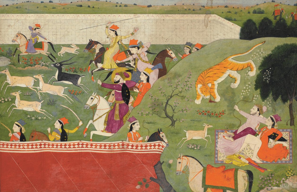 Egy illusztráció a Hamir Hath-ból alkotó: Punjab Hills