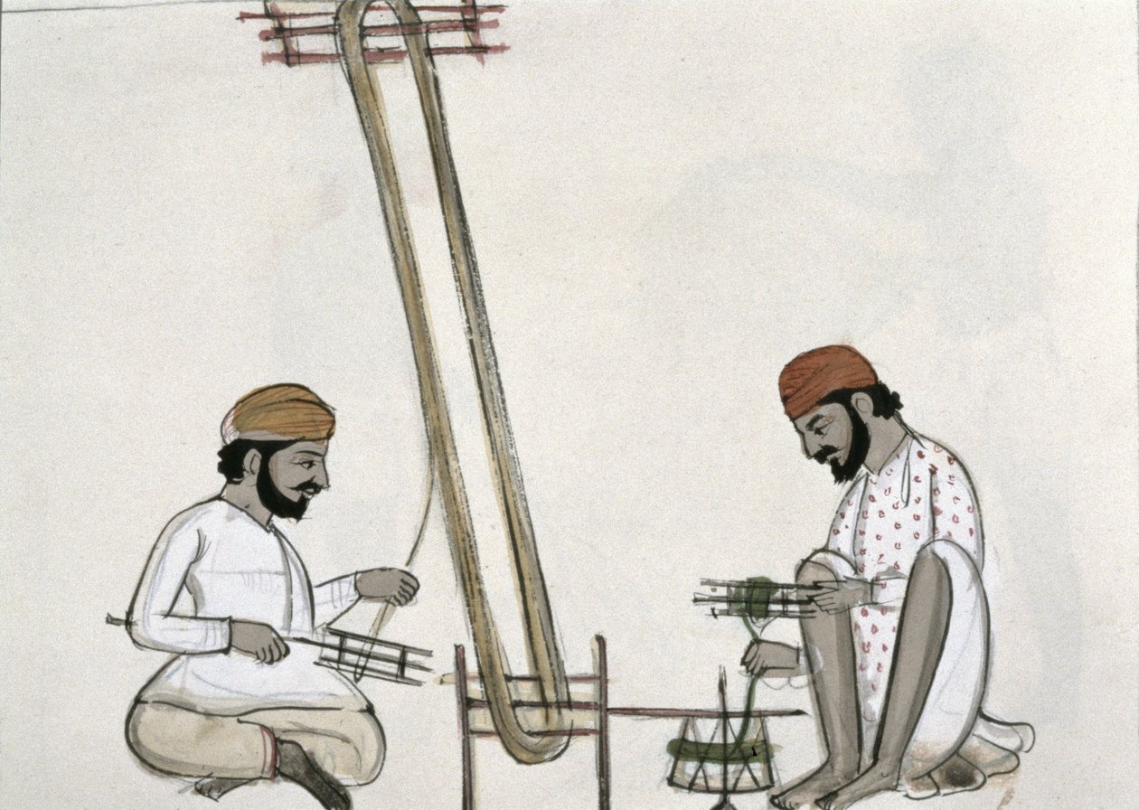 Selyemhengerek, 1890 körül (wc papíron) alkotó: Punjabi School