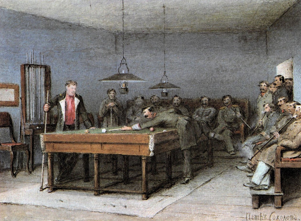 Illusztráció Ivan Turgenev Lebedyan című novellájához az A Sportsman