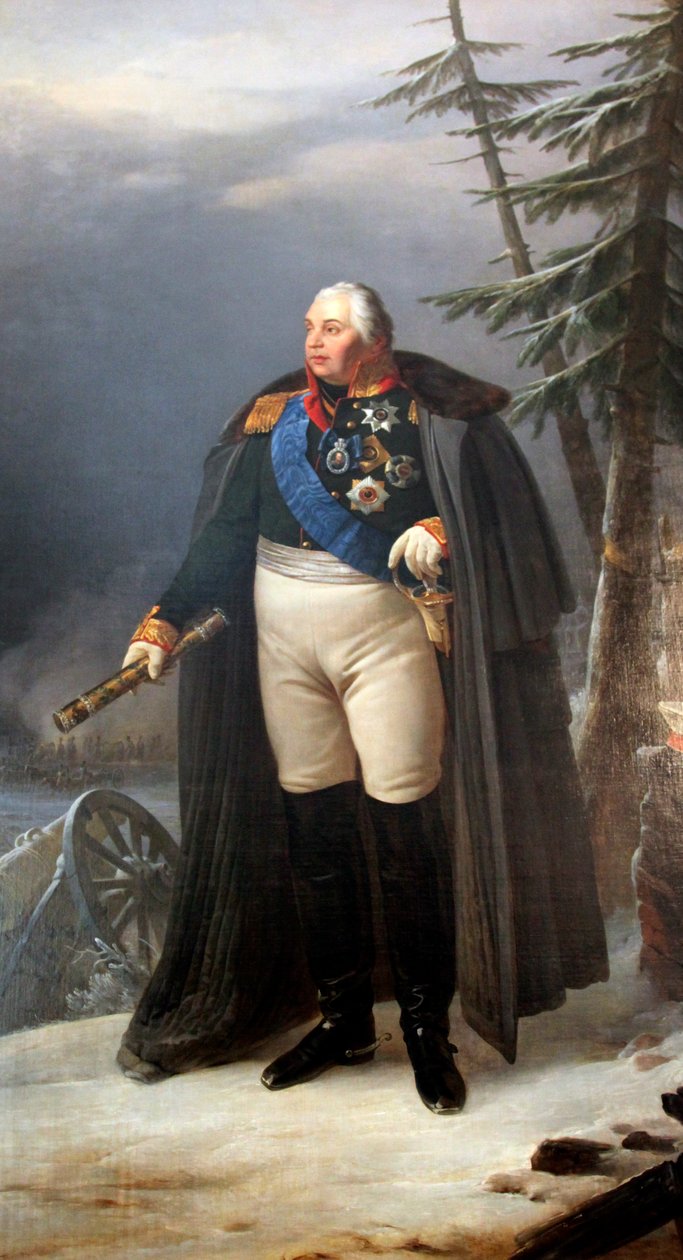 Mihail Kutuzov orosz katona, 1833-1834 alkotó: Pyotr Basin