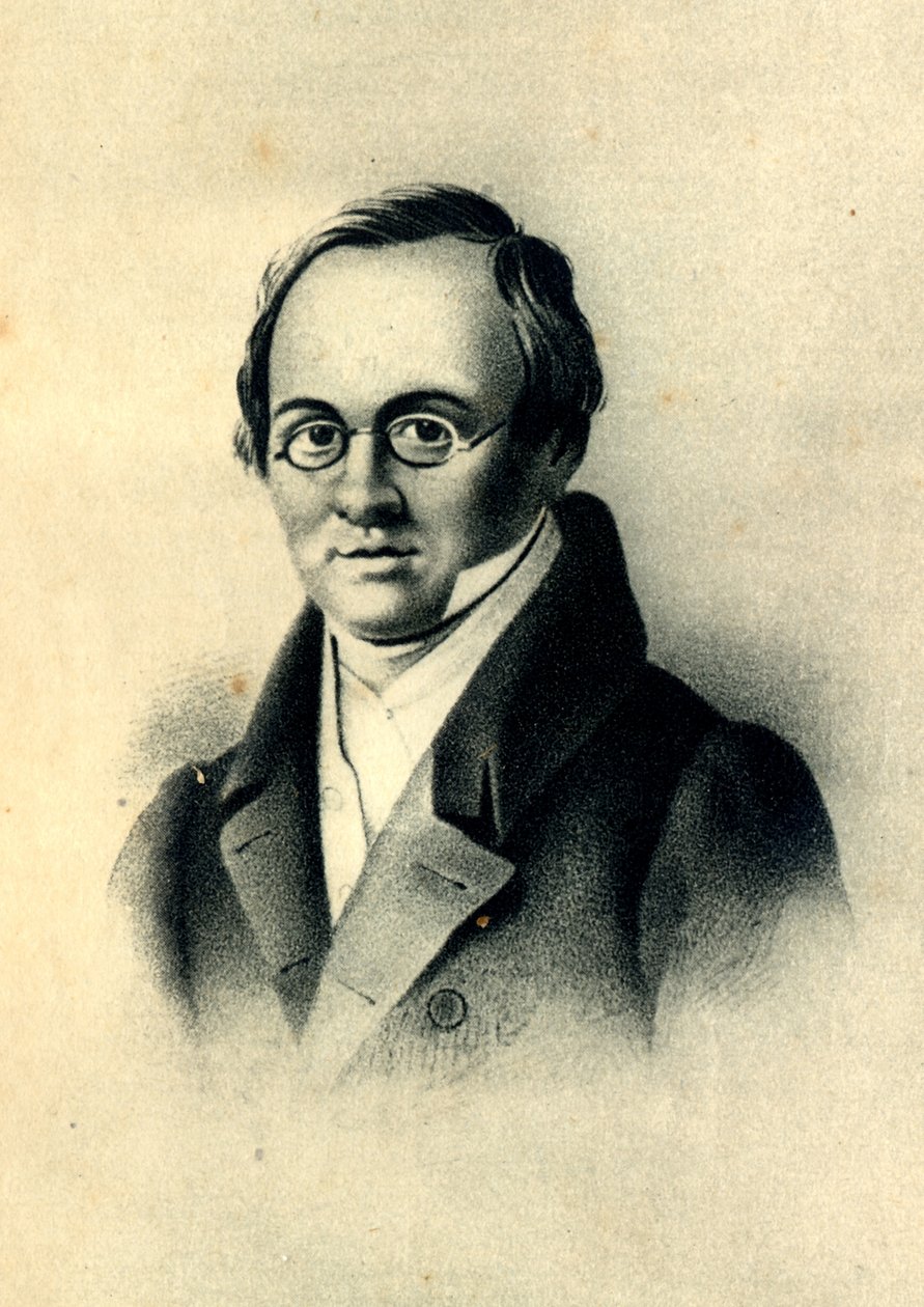 Anton A. Delvig költő portréja 1798-1831 alkotó: Pyotr Fyodorovich Borel