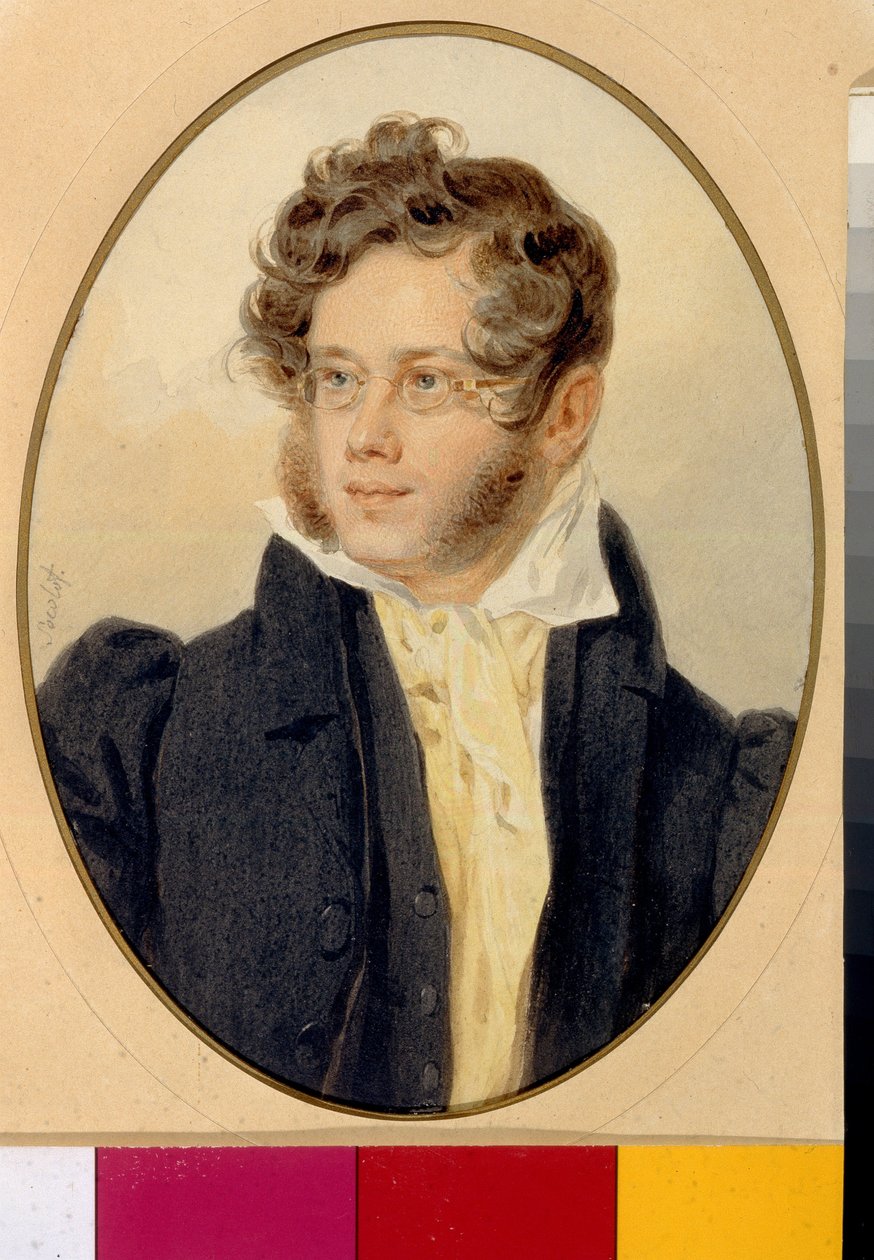 Piotr Andreievitch Viazemski herceg portréja (Pierre Wiazemsky) (1792-1878), poete russe (Pjotr ​​A. Vjazemszkij költő herceg portréja). Pjotr ​​(Piotr) Fjodorovics Szokolov (Pierre Sokolov) életműve (1791-1848) alkotó: Pyotr Fyodorovich Sokolov