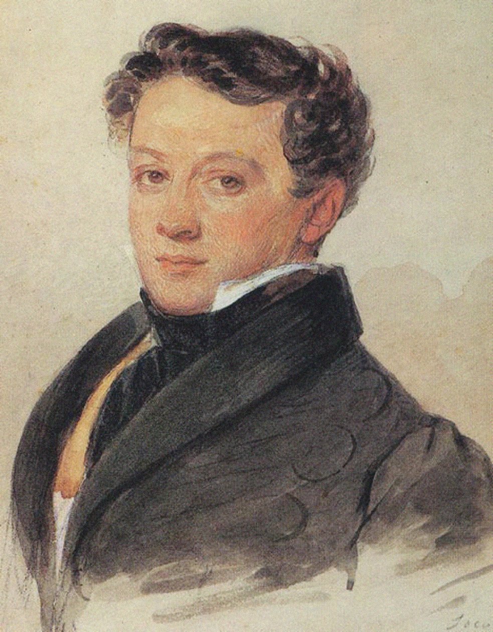 Szergej Ivanovics Turgenyev portréja 1792-1827, 1810-es évek alkotó: Pyotr Fyodorovich Sokolov
