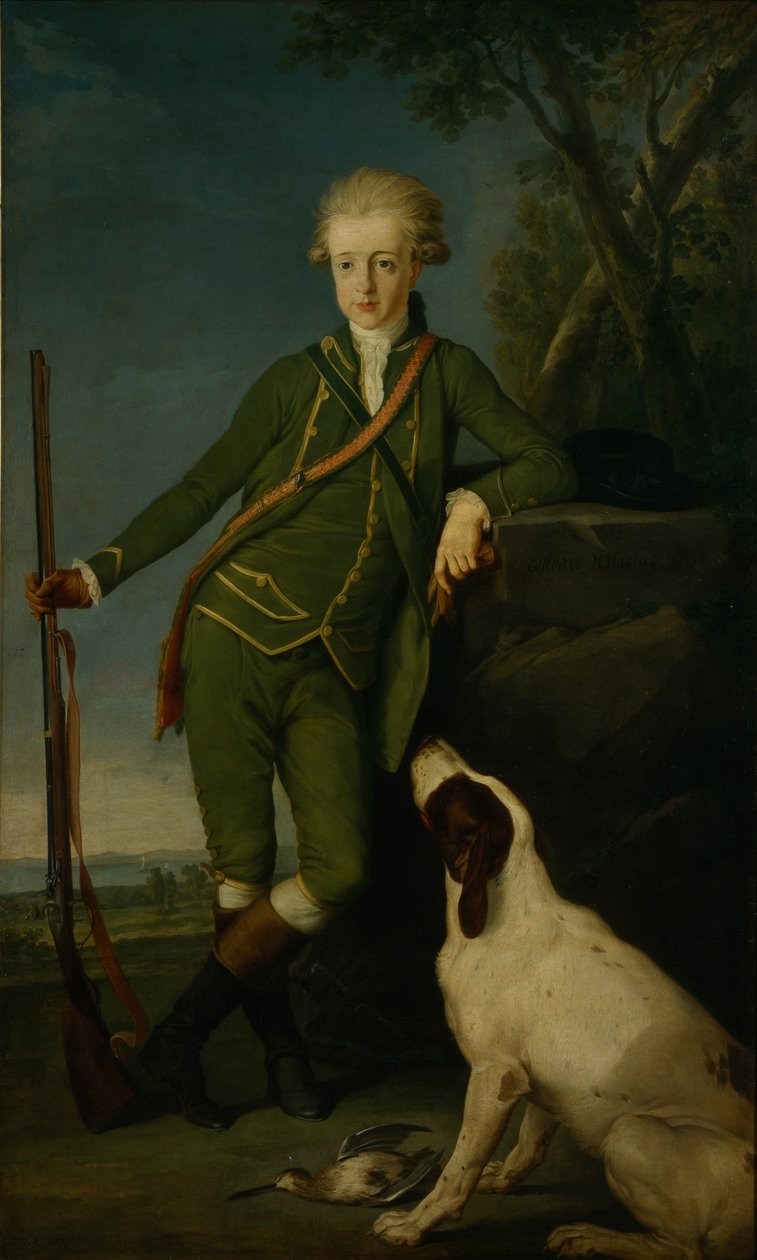 Nyikita Petrovics Panin gróf portréja 1770-1837 gyermekként, alkotó: Pyotr Ivanovich Sokolov